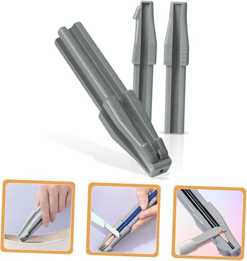 3Pcs Duckbill Eyebrow Pencil Sharpener Durable Makeup Tool for Precise Sharpening Ergonomic Design - Image 4